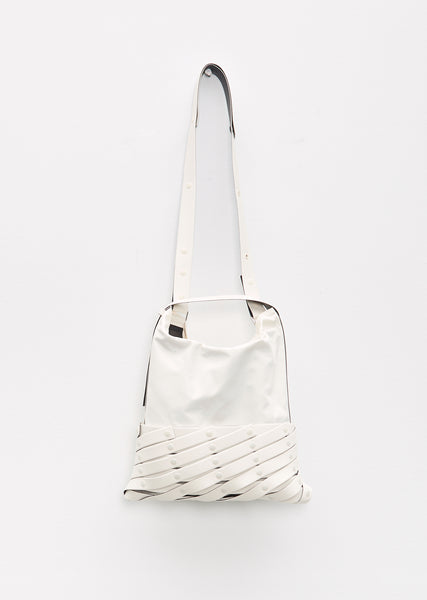 Spiral Grid Hobo Bag — Off White – La Garçonne