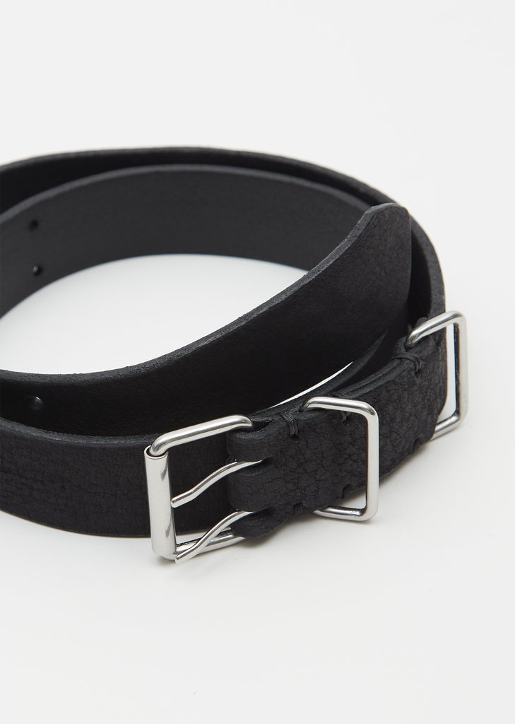 Double Prong Nubuck Belt