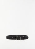 Double Prong Nubuck Belt