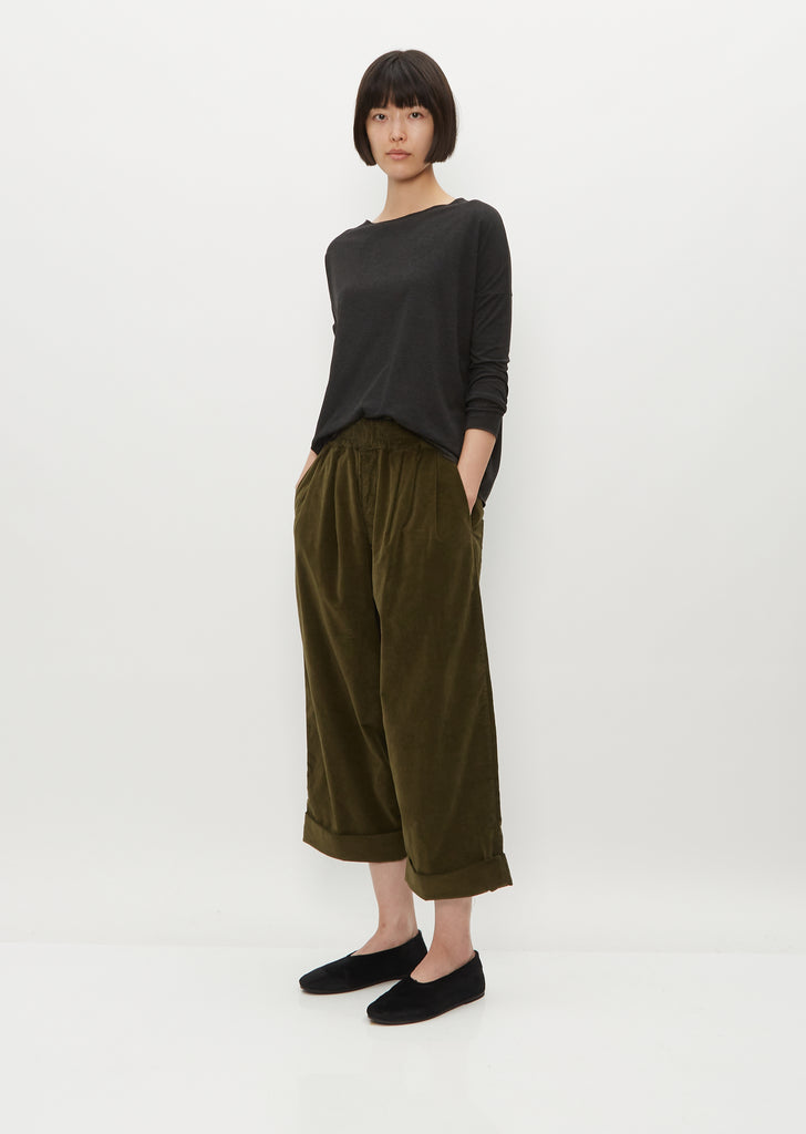 Velvet Bragoni Trousers — Olive