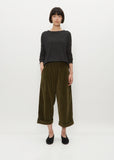 Velvet Bragoni Trousers — Olive