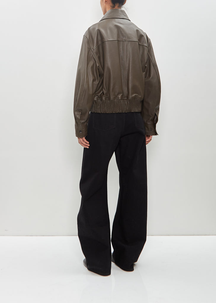 Leather Blouson