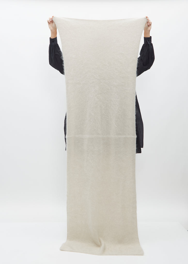 Cashmere Stole — Heather Oatmeal