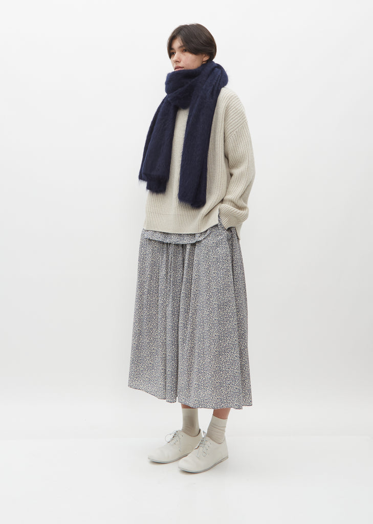 Cashmere Stole — Navy