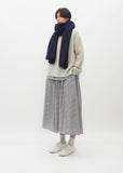 Cashmere Stole — Navy