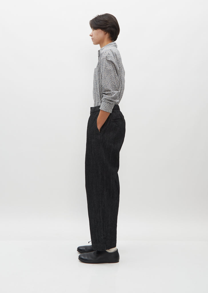 Easy Field 14oz Selvedge Denim Trouser — Black