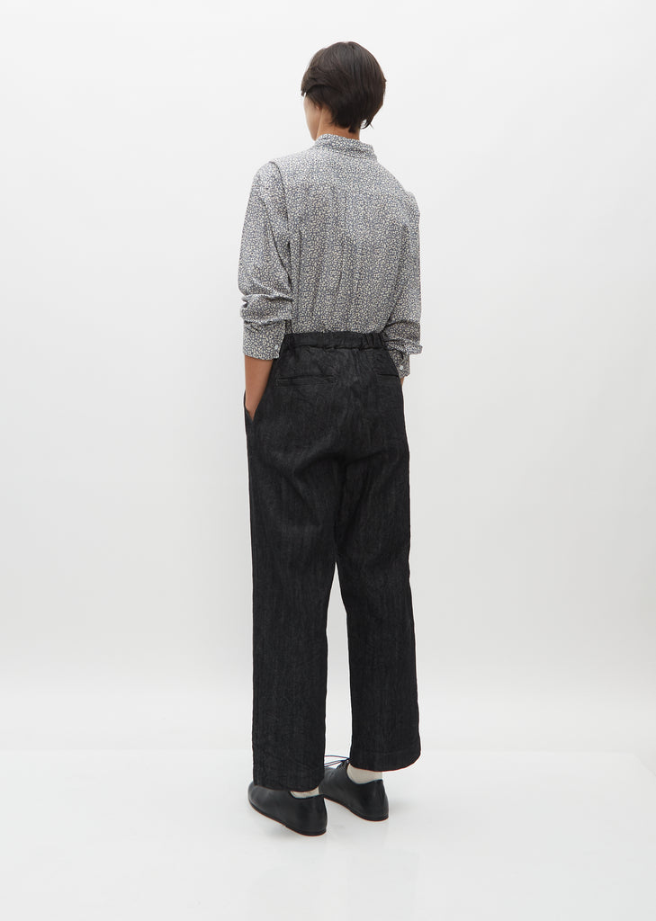 Easy Field 14oz Selvedge Denim Trouser — Black