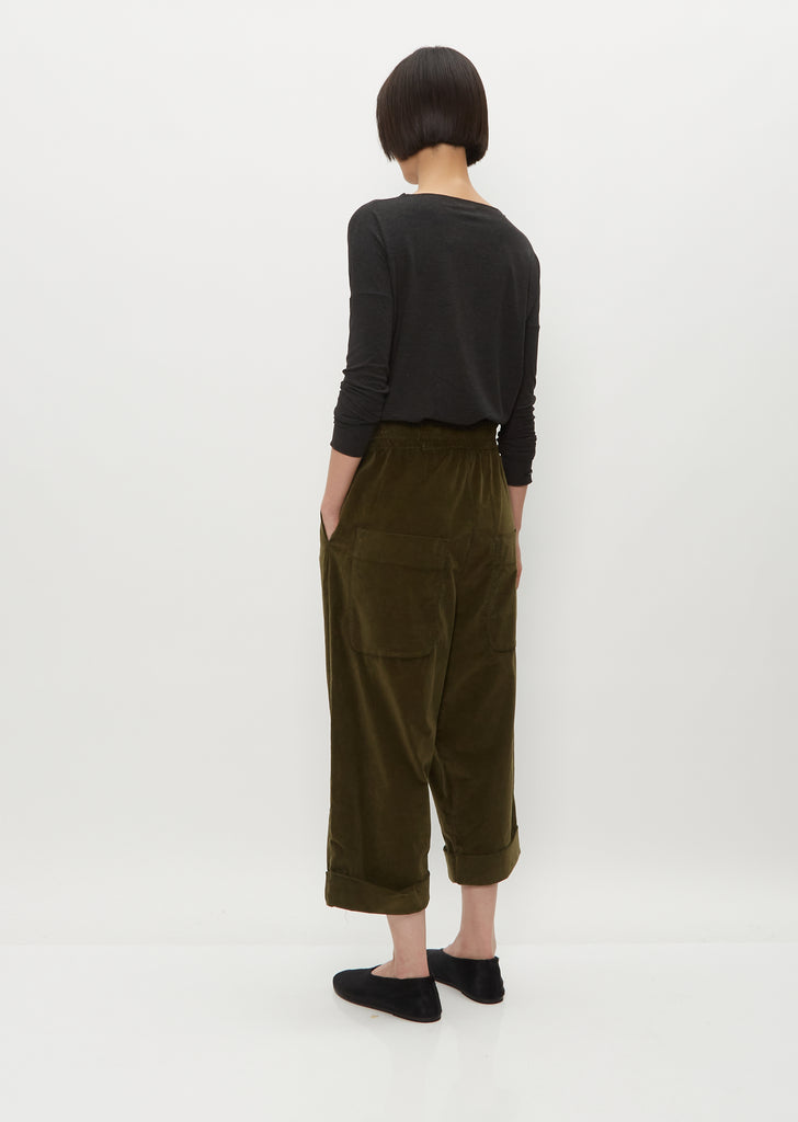 Velvet Bragoni Trousers — Olive