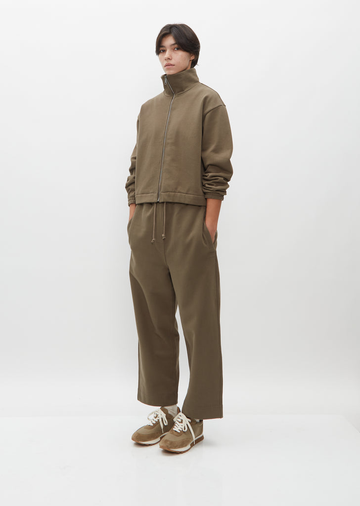 Zip Through Track Top