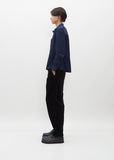 Fly Placket Cotton Swing Shirt