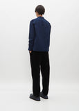 Fly Placket Cotton Swing Shirt