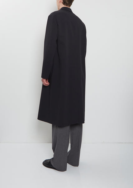 Structured Wool Hand-Sewn Coat – La Garçonne