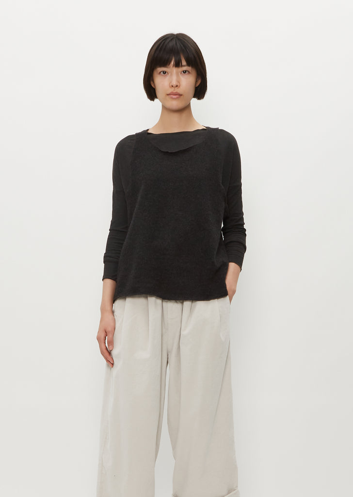 Cashmere Vest — Slate