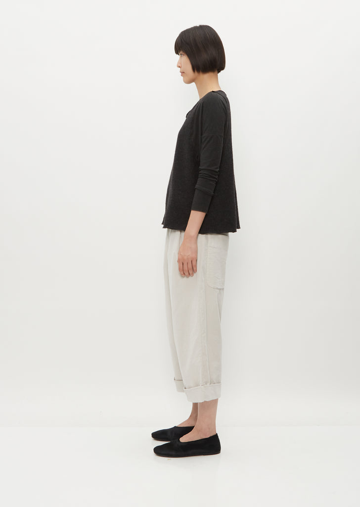 Cashmere Vest — Slate
