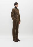 Flap Pocket Cotton Blazer