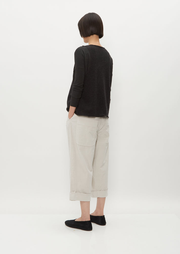 Cashmere Vest — Slate