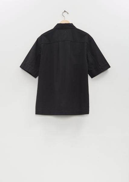 Cotton Half Zip Pull On Shirt – La Garçonne