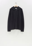 Merino Wool Zip Through Hoodie