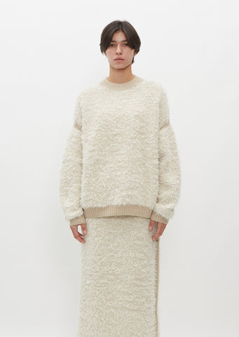 Sherpa Wool and Alpaca Crewneck