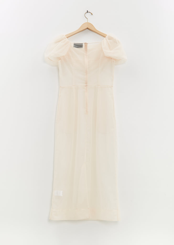 Sheer Sculpted Dress