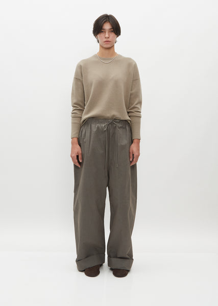 Duvet Cotton Pants – La Garçonne