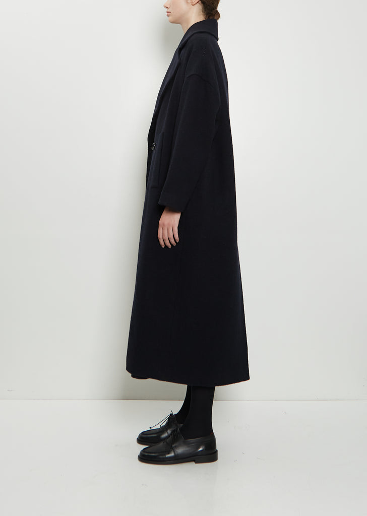 The Groundsman Wool Cashmere Coat