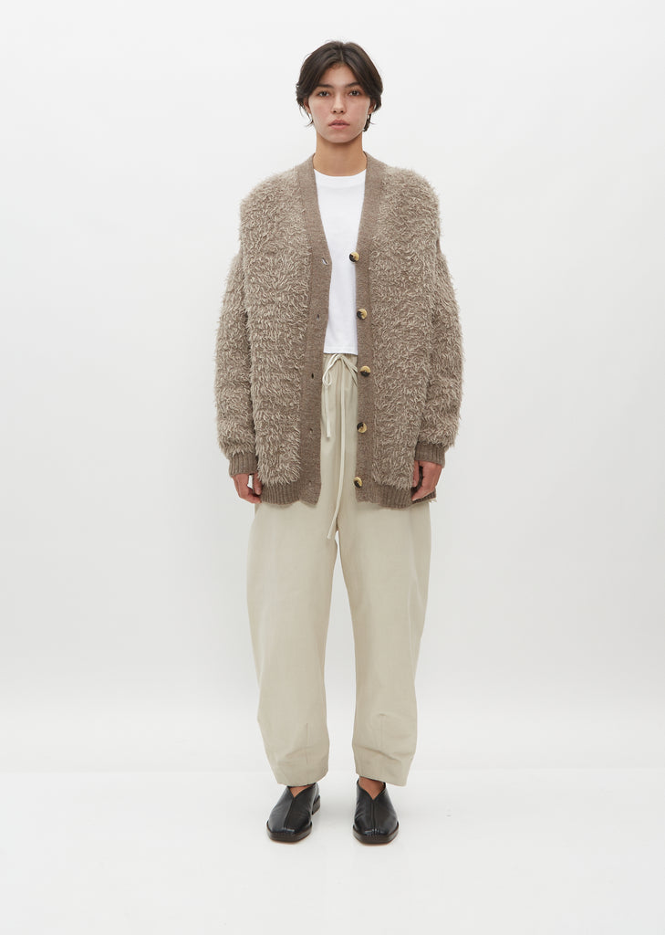 Sherpa Wool and Alpaca Cardigan