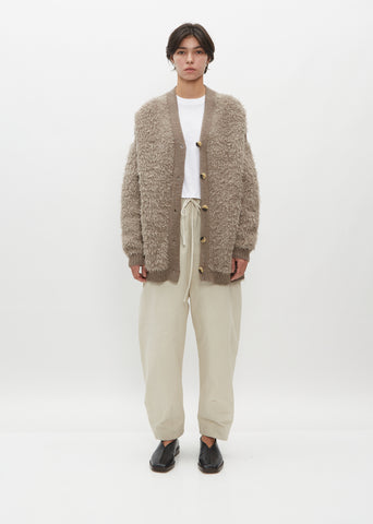 Sherpa Wool and Alpaca Cardigan