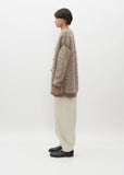 Sherpa Wool and Alpaca Cardigan