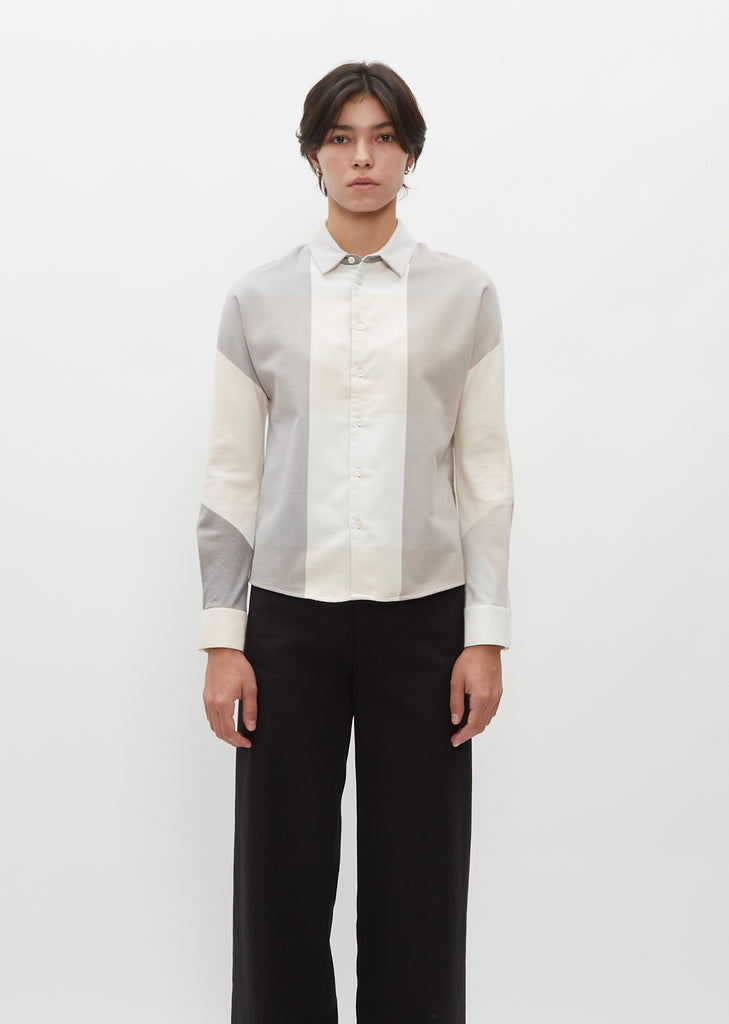 Records Blocks Cotton Flannel Shirt