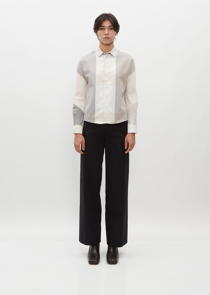Records Blocks Cotton Flannel Shirt
