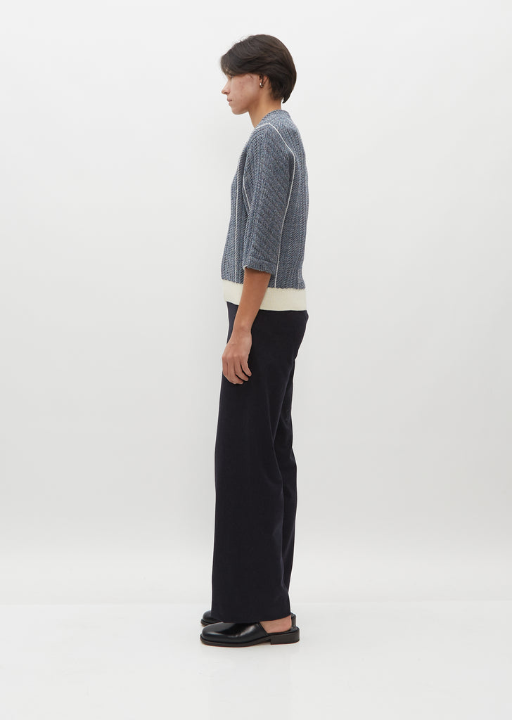 Serge Wool and Cotton Sweater