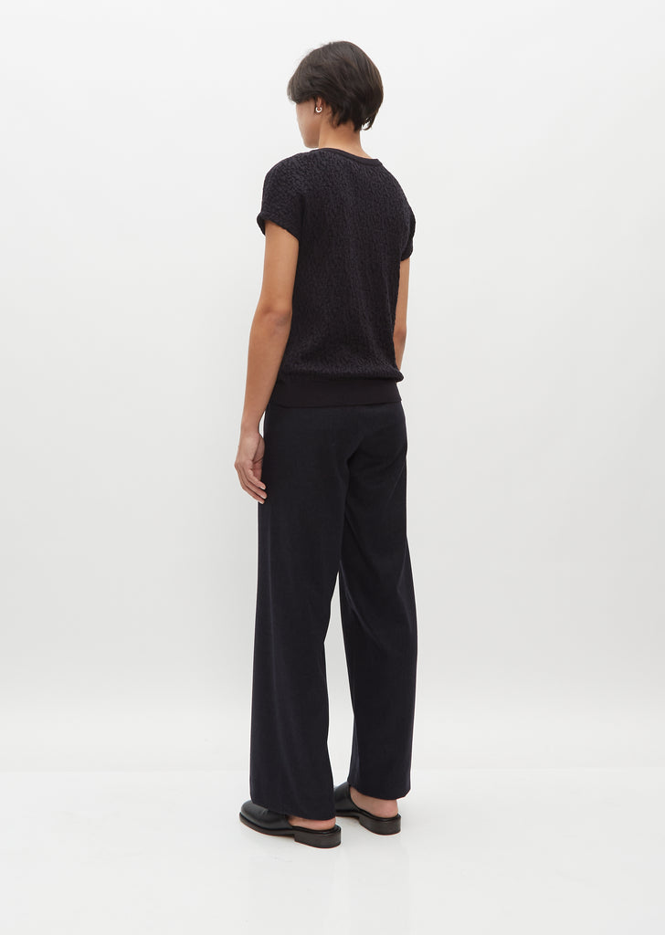 Gravity Wool & Cotton Knit Top