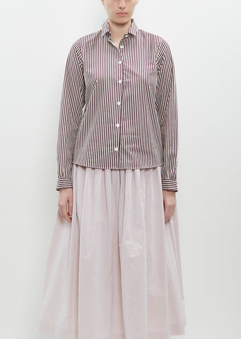 Tyrol Shirt — Wine Stripe