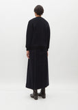 Serge Wool and Cotton Cardigan