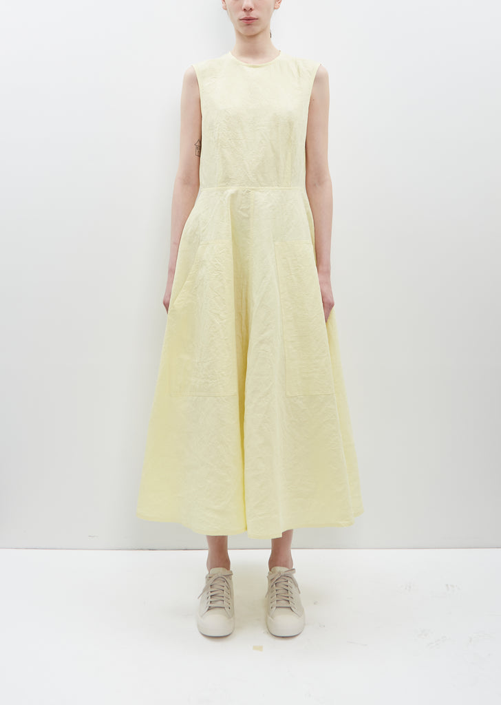 Dart Linen-Cotton Dress