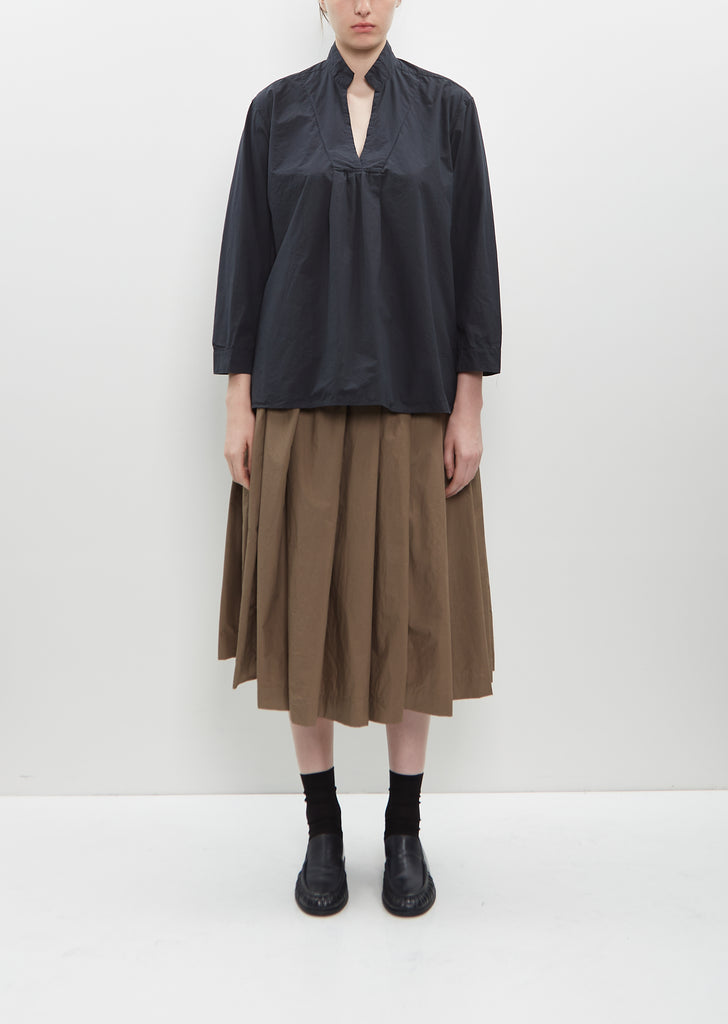 Vera Long Sleeve Shirt — Navy