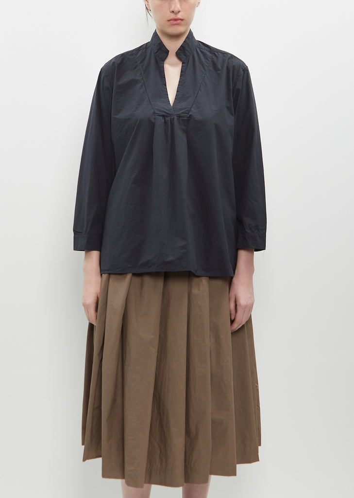 Vera Long Sleeve Shirt — Navy