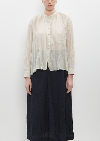 Botanical Dye Blouse with Front Pocket