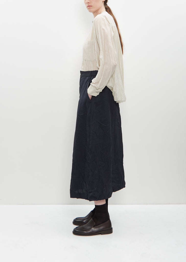 Pin Dot Crinkle Skirt