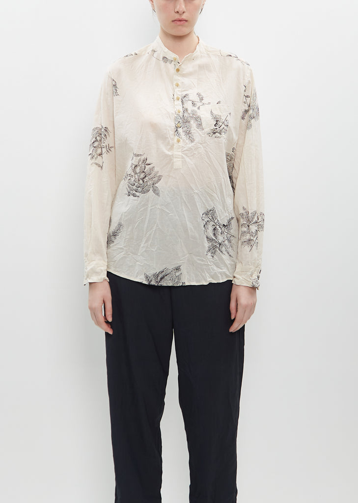 Friends of the Forest Print Blouse — Natural