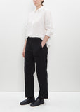 High Thread Count Cotton Linen Baker Pants