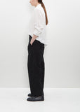 High Thread Count Cotton Linen Baker Pants