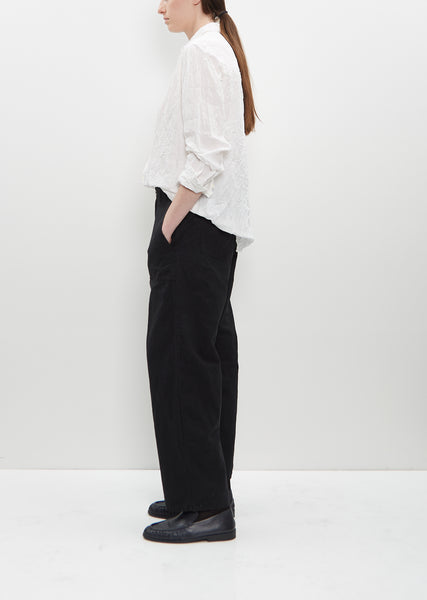 High Thread Count Cotton Linen Baker Pants – La Garçonne