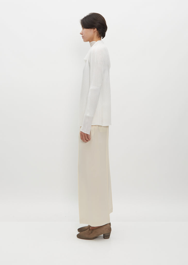 Wooly Pleats Cardigan