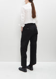 High Thread Count Cotton Linen Baker Pants