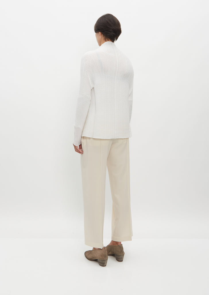 Wooly Pleats Cardigan