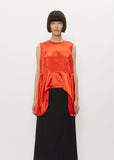 Sleeveless Satin Top