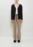 Stretch Jersey Basic Trousers — Marron Glace