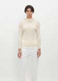 Pleated Funnel Neck Top
